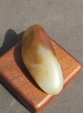 C031902新疆的猫32克红皮老气老熟自带画面感的高清白玉籽