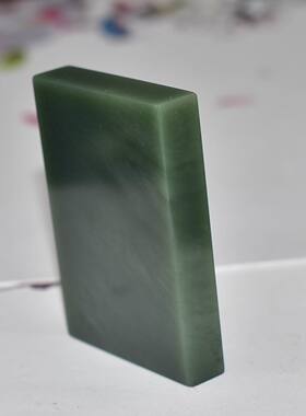 新疆的猫MAO14 85.7克，超值黑青玉细料蓝调平安无事牌