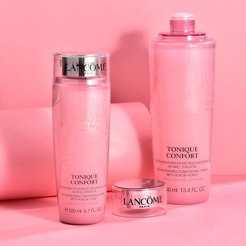 【保税直发】lancome兰蔻粉水400ml女补水保湿玫瑰清滢柔肤爽肤水