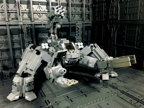 【2017 4月新品】鸟叔原创机甲 积木MOC 拼装积木 XN-05 蝎子机甲 - 图1