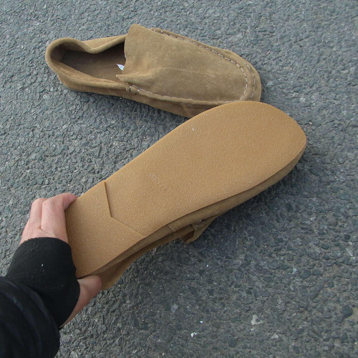 1.22品男士低帮一脚蹬反毛皮休闲平底套脚男鞋,淘宝优惠券,粉丝福利购,淘宝优惠卷