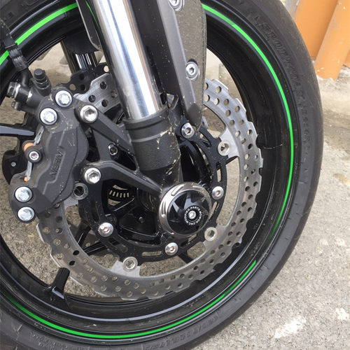 适用川崎Z800 Z1000R NINJA650 Z650 Z900 10-23年改装前轮防摔球 - 图1