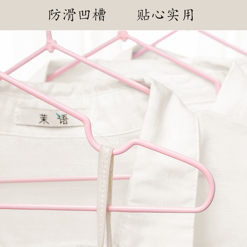 成人加粗防滑无痕衣架家用晾衣服衣撑学生宿舍衣架子晒衣服挂钩 - 图1