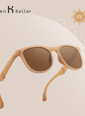 海伦凯勒可折叠墨镜女2024新款太阳镜偏光防晒超轻防紫外线眼镜男