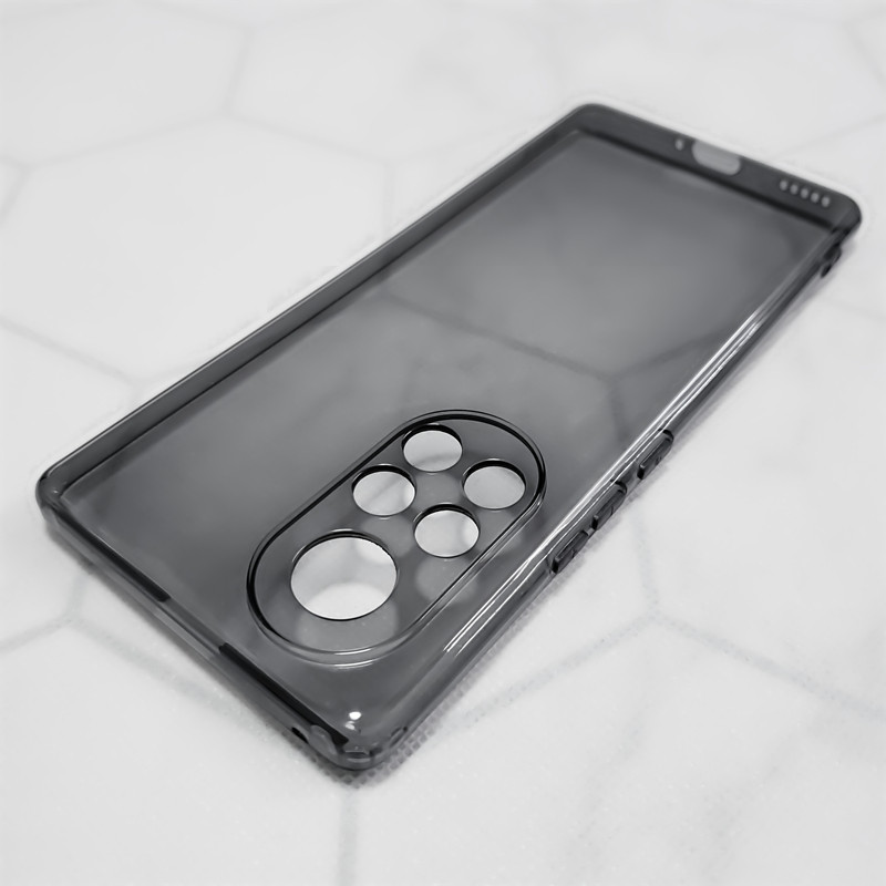 适用华为Nova8手机壳Nova8Pro极简透黑透明套全包边超薄防摔软壳