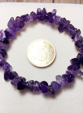 招财招桃花紫水晶手链