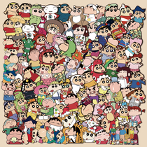 90 cartoon cute stickers electric car helmet drop glue mobile phone shell computer water cup waterproof suitcase stick painting