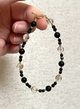 【喜水项链】多款！原创设计师金发晶黑碧玺透体补bu水项链五行