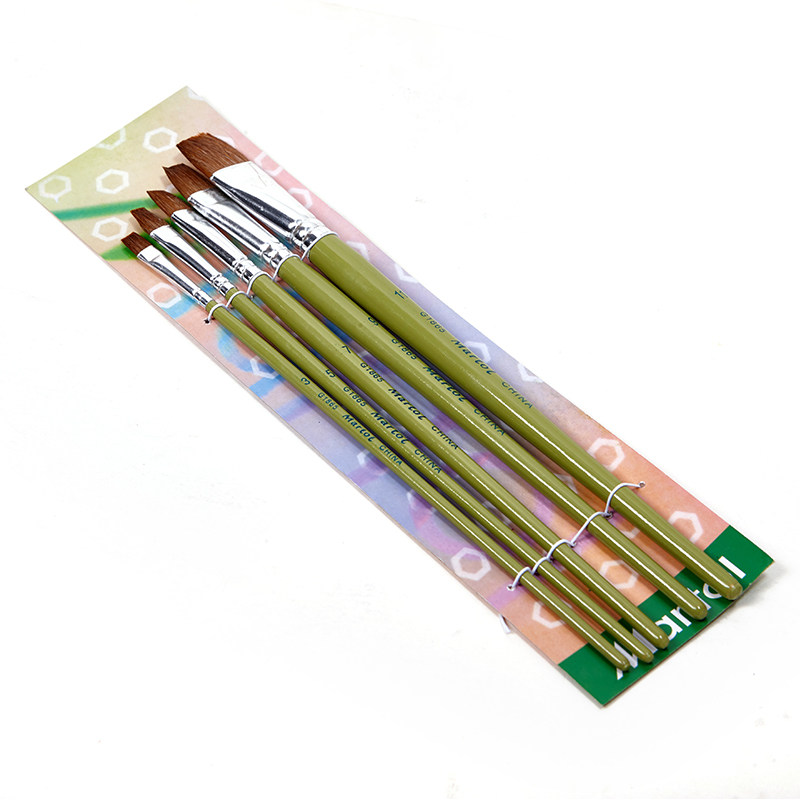 马利G1865特配画笔 5支装水粉画笔 油画