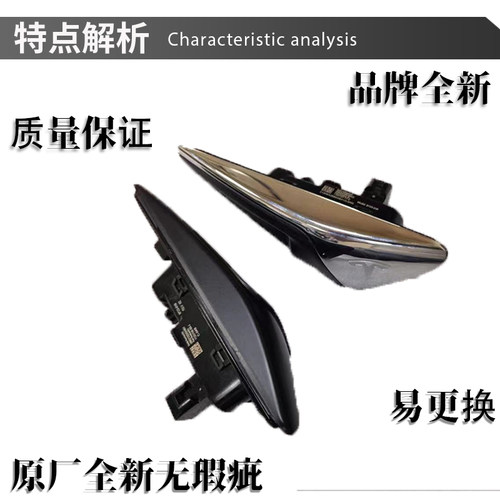 适配特斯拉焕新版3Model3ModelY新老款叶子板摄像头叶子板边灯 - 图1