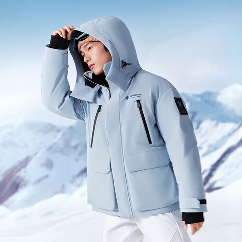 波司登新款冬季羽绒服男女同款冰雪运动保暖滑雪连帽防风御寒 - 图3