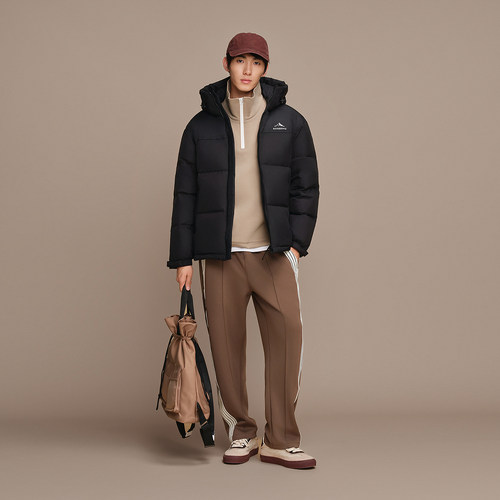 波司登2025新款羽绒服男女同款时尚运动保暖连帽百搭宽松休闲外套 - 图2