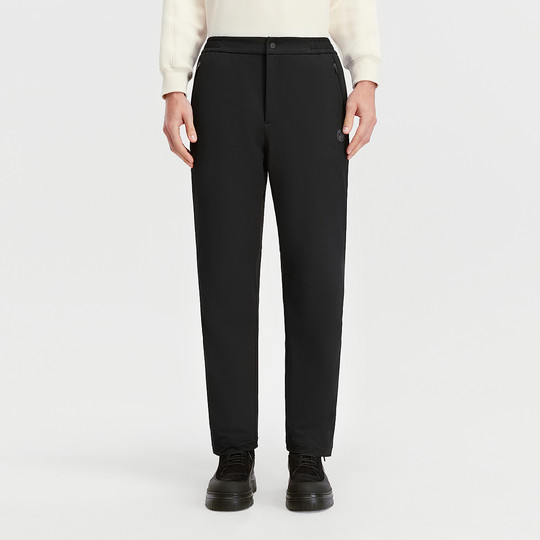 波司登25新款羽绒裤男款冬季外穿直筒裤舒适四面弹保暖通勤西装裤