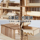 DIY hand-assembled house model building three-dimensional