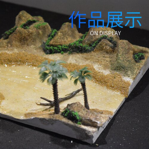 模型水景膏沙盘场景diy军事模型制作材料河流湖泊造景泥膏剂造水 - 图2