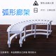 DIY sand tray assembly materials, model greening background outdoor model corridor pavilion corridor frame arc corridor frame multi-proportion