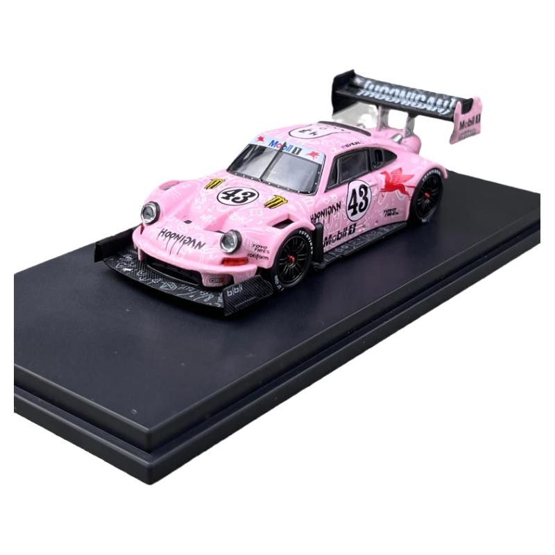 TPC限量 1:64保时捷911 SVRSR Hoonipigasus砖叔粉合金汽车模型-图3