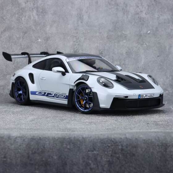 Mini Cut 1 18 Porsche 911 992 GT3 RS Nürburgring Edition Alloy Fully Open Model Car