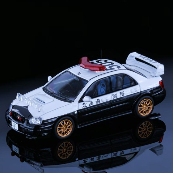 Subaru Impreza Eighth Generation Japanese Police Car Nara Prefecture Yamaguchi Prefecture Rollin 1 64 Alloy Car Model