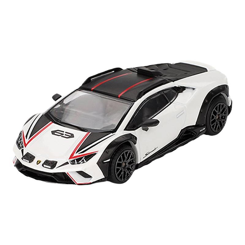 MINIGT 1:64 兰博基尼Huracán Sterrato Bianco Asopo 合金车模 - 图3