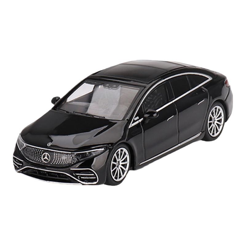 MINIGT 1:64 梅赛德斯奔驰 EQS 580 4MATIC 仿真合金汽车模型收藏 - 图3