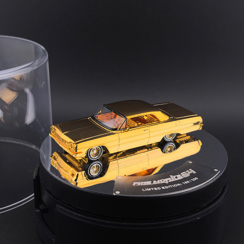 FW 1:64 雪佛兰英帕拉 西海岸跳跳车 开盖版 仿真合金汽车模型金 - 图3