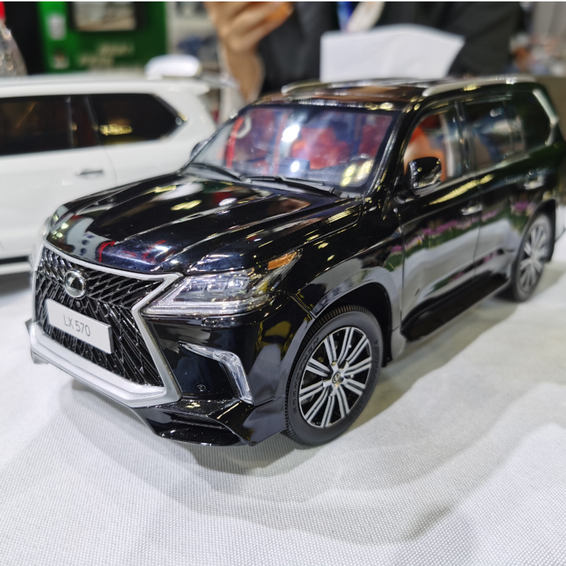 雷克萨斯LX570车模  LCD 1:18 2020 LEUXS LX570合金开门汽车模型 - 图1