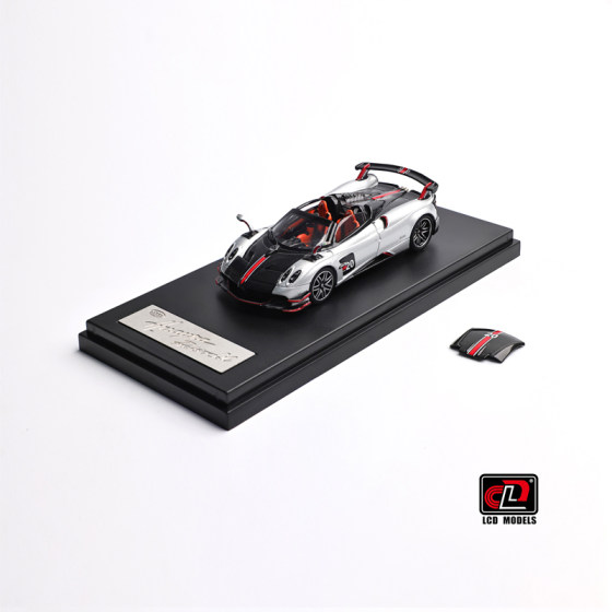 Pagani Huayra BC Convertible Open Cover LCD 1 64 Simulation Alloy Car Model