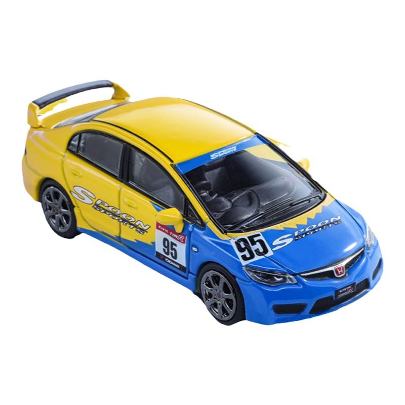 DCT 1:64本田Honda思域Civic Type-R FD2仿真合金汽车模型收藏-图3