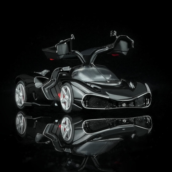 MH 1 64 NiLu NiLu 27 gull-wing door opening supercar simulation alloy car model collection