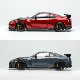 MH 1 18 Nissan GT-R NISMO R35 Special Edition 2022 Carbon Cover Alloy Full Open Car Model