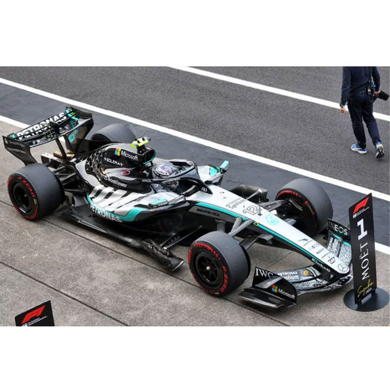 Mercedes Antonelli W17 Red Bull Vertaspan RB22 Alpine Mini Cut 1 64 F1 racing model