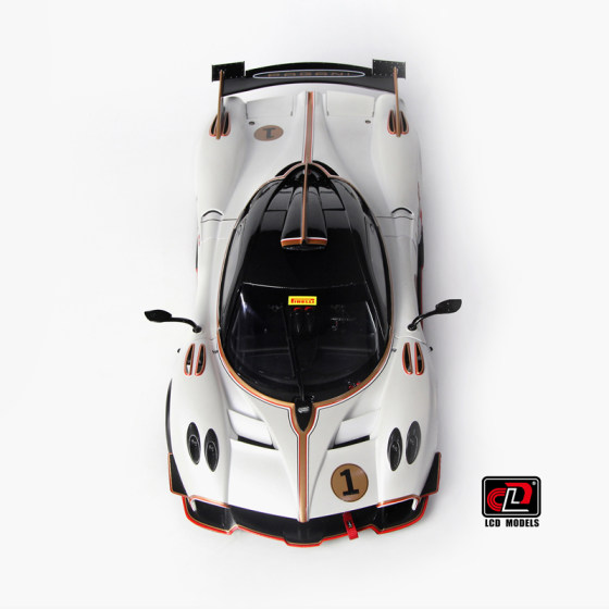 LCD Pagani Huaya R alloy full car model