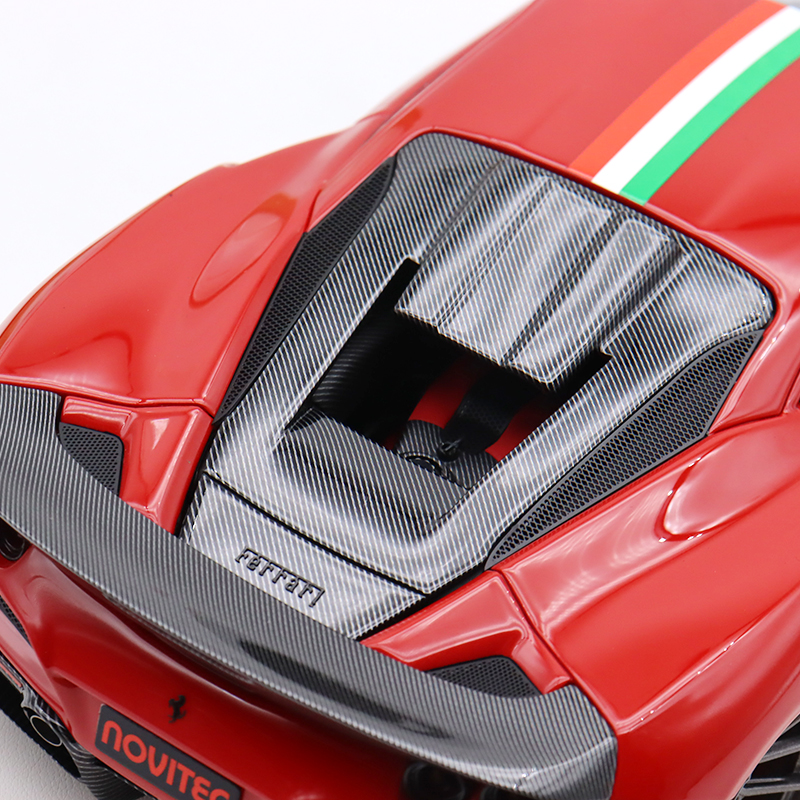 IVY限量 1:18 现货 Novitec 法拉利F8 仿真超跑汽车模型 限量收藏 - 图2