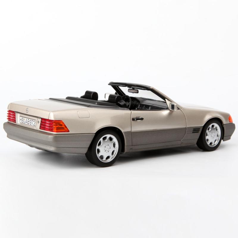 NOREV原厂1:18 1989年奔驰500SL 敞篷R129 仿真合金全开汽车模型 - 图3