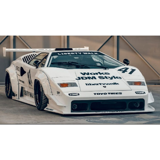 Lamborghini CountaCH LB-WORKS COUNTACH GT Spirit 1 18 resin car model