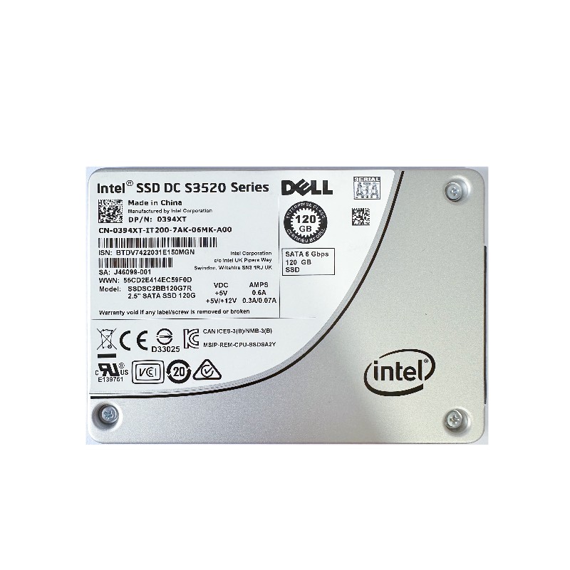 Intel/英特尔 S3520 120G 150G SATA 2.5 MLC 固态 ssd 系统盘 - 图3