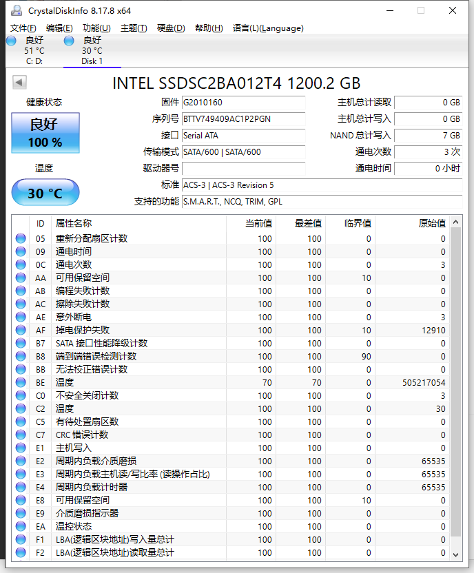 Intel/英特尔 S3710 1.2T sata 2.5寸 mlc 企业级SSD 固态硬盘 - 图2