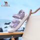 Zapatos de playa al aire libre Camel con velcro transpirable para mujer