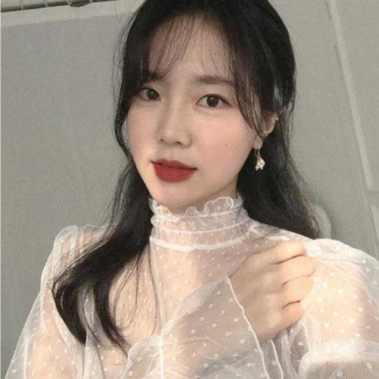 大码胖mm长袖蕾丝打底衫女内搭小衫秋冬新款百搭荷叶边网纱上衣潮