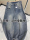 ໂສ້ງຂາກວ້າງຊື່ denim ພາກຮຽນ spring ແລະ summer ວ່າງແລະ slimming