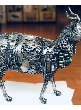 复古工业动物摆件地铁庭院