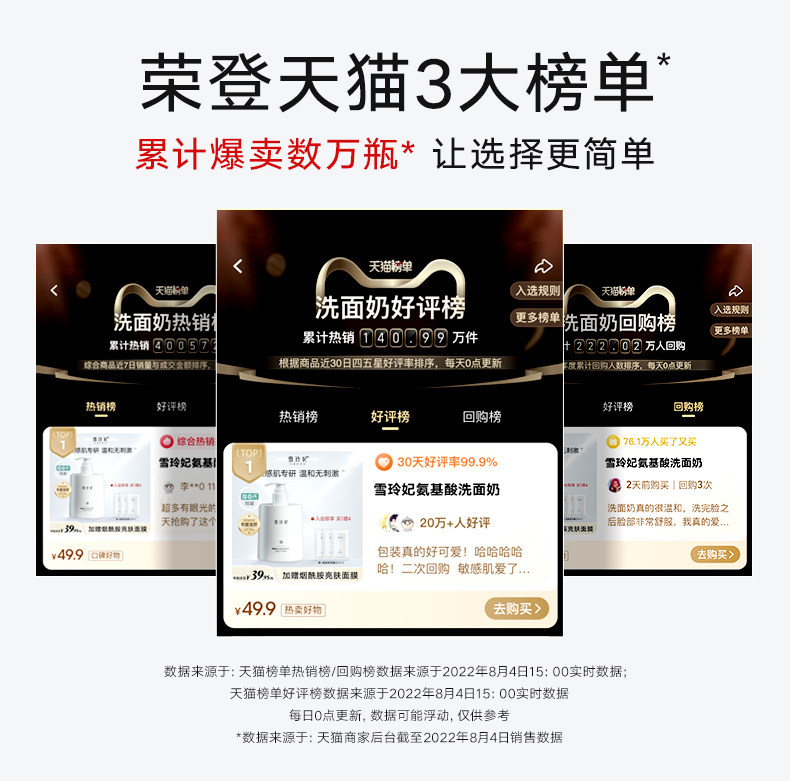 雪玲妃氨基酸女男士保湿毛孔洗面奶 雪玲妃洁面