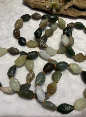 和田玉手串手链散珠配饰多宝