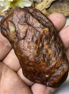 和田玉黄白河磨玉原石原料手把件