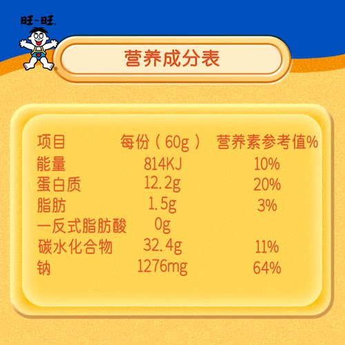 旺仔那多利鱼烧_辣味原味60g*4包鱼味零食小吃即食休闲食鱼干 - 图3