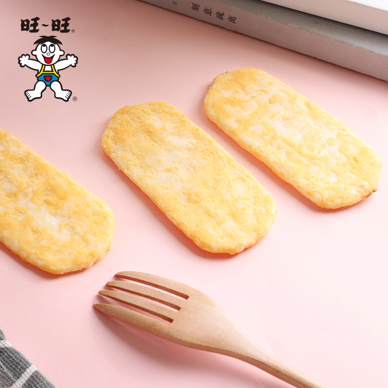 旺旺芝士仙贝84g*4办公室饼干 旺旺食品膨化食品
