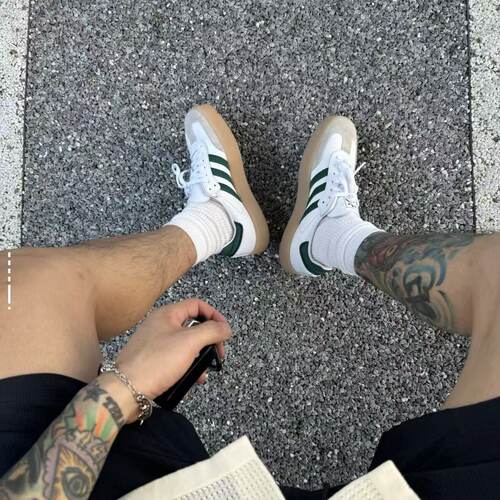 ADIDAS阿迪达斯正品SAMBAE W 时尚百搭运动休闲低帮板鞋 ID0440 - 图2