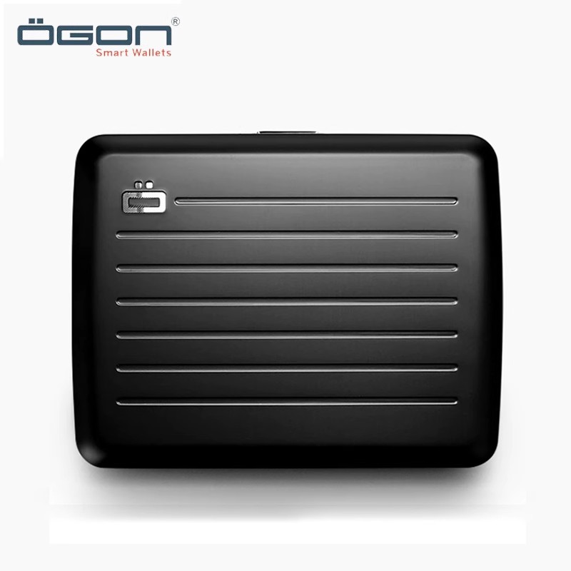 OGON法国欧夹铝金属钱包卡盒防水RFID防盗刷驾照驾驶证大容量卡包 - 图3