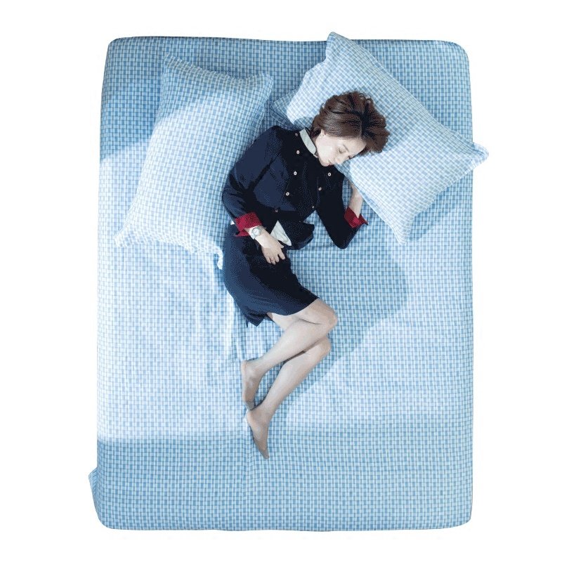 （断码清仓）凉席床笠款苎麻席1.8m双人床床单可机洗折叠软席子,淘宝优惠券,粉丝福利购,淘宝优惠卷